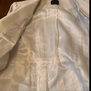 Absolutely gorgeous rare and unique white rare Bebe leather 100% jacket …